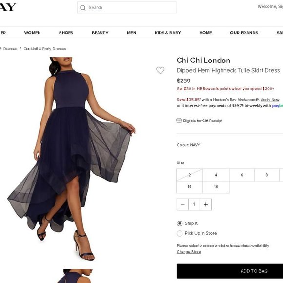 NWT CHI CHI LONDON PINK HIGH LOW DRESS (US SIZE 6 / MED) PETITE - Picture 10 of 10